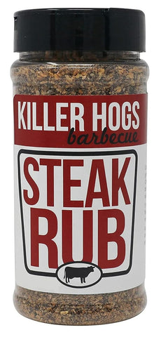 Image of Killer Hogs Barbecue Rub Variety Pack - Steak Rub and Texas Brisket BBQ Rub - Pack of 2 Bottles - 32 Oz by Volume Total - 22 Oz by Weight Total - Championship BBQ and Grill Seasoning