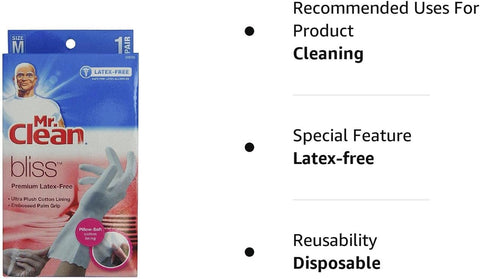 Image of Premium Latex-Free Gloves Bliss Medium Size (Pack of 2 Pairs)