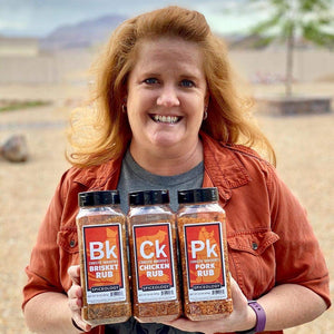 Spiceology & Christie Vanover - Brisket Rub - Girls Can Grill BBQ Rubs, Spice Blends and Seasonings - Use On: Brisket, Burgers, Steaks, or Prime Rib - 22 Oz