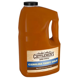 Cattlemen'S Carolina Tangy Gold BBQ Sauce, 1 Gal - One Gallon Bulk Container of Tangy Gold Barbecue Sauce Blend of Creamy Mustard, Sweet Molasses, and More Perfect for Glazes
