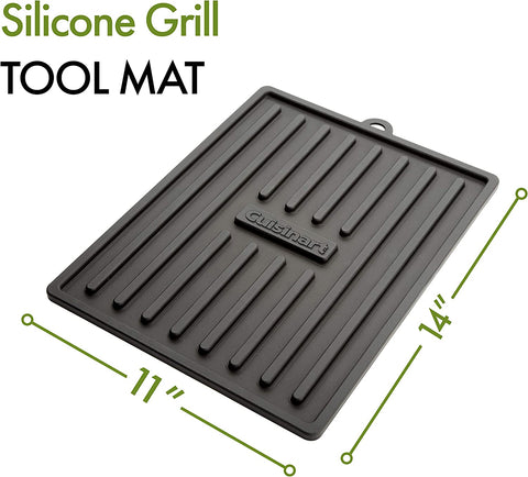 Image of Cuisinart CTM-820 Silicone Tool, Black Grill Mat