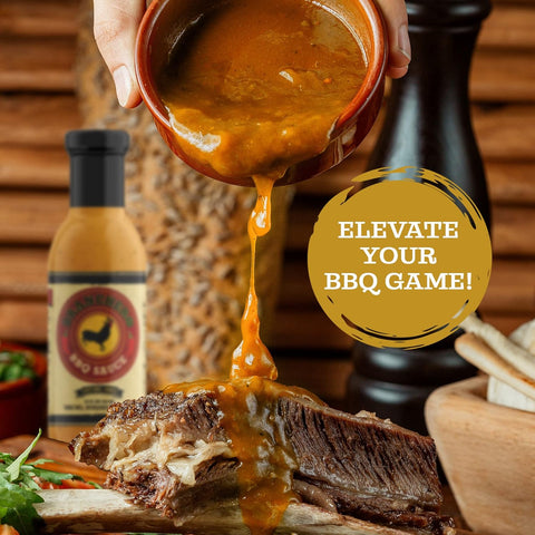 Image of Branch Sauce Co. - Branchero Spicy BBQ Sauce, Sweet & Smoky Barbecue Sauce Blended with Creamy Ranch Dressing, BBQ Sauce for Marinating, Glazing, Basting and Dipping, 12 Fl. Oz, 2-Pack