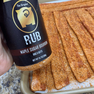 Maple Sugar Bourbon Rub | BBQ Rub for Pork, Bacon, Ham, Butts, Chops and Ribs | Runnin’ Wild Foods, 10.7 Ounces