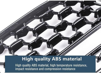2PCS Front Grille Guard for Mazda CX30 Front Grill Mesh Mazda CX-30 Accessories ABS Material Automotive Grilles Compatible with 2020 2021 2022 2023 Mazda CX 30 (300MM for CX30 Grilles)