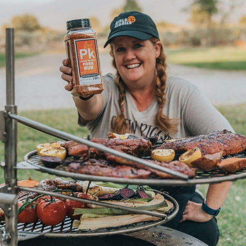 Image of Spiceology & Christie Vanover - Brisket Rub - Girls Can Grill BBQ Rubs, Spice Blends and Seasonings - Use On: Brisket, Burgers, Steaks, or Prime Rib - 22 Oz