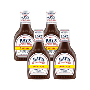 Sweet Baby Ray’S No Sugar Added Original Barbecue Sauce 18.5Oz - PACK of 4