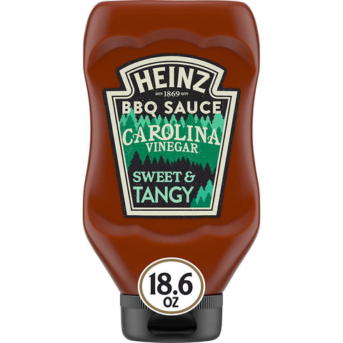 Image of Heinz Carolina Vinegar Style Tangy BBQ Sauce (18.6 Oz Bottle)