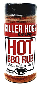 Killer Hogs Barbecue Rub Variety Pack - Original BBQ Rub, Hot BBQ Rubs, and A.P. Seasoning - Pack of 3 Bottles - 16 Oz per Bottle - 48 Oz Total
