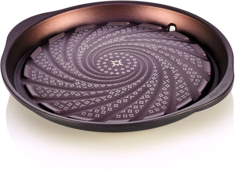 Image of - Stovetop Indoor Korean BBQ Nonstick Grill Pan With, Pfoa-Free, Dishwasher Oven Safe, Made in Korea