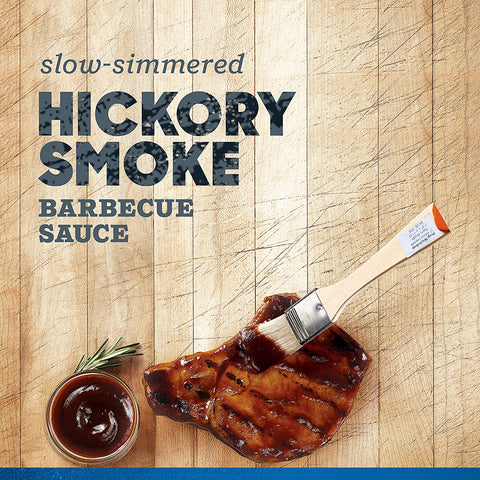 Image of Kraft Hickory Smoke Slow-Simmered Barbecue Sauce, 17.5 Oz Bottle