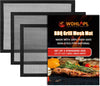 Grill Mesh Mat, Non Stick BBQ Mesh Grilling Mats for Outdoor Grilling, Pellet Smoker, Gas, Charcoal Grill, Heavy Duty, Reusable, Easy to Clean, 15.75 X 13 Inch,Set of 3