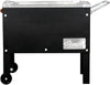 Grillcorp Caja China SMALL, Roasting Box with Front Wheels, Stainless Steel, Chinese Box Grill, Pig Roaster Box, Pizza Box Grill, Caja China Black