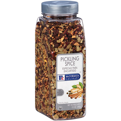 Image of Mccormick Culinary Pickling Spice, 12 Oz - One 12 Ounce Container of Mixed Pickling Spice, Best for Seasoning Pickles, Corned Beef, Pot Roasts and More