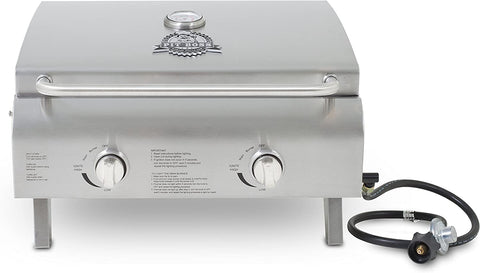 Image of Grills 75275 Stainless Steel Two-Burner Portable Grill