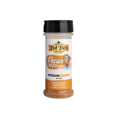 Image of Fat Boy Natural BBQ Pecan Rub PACK of 2 - Perfect for Pork, Chicken, Ribs, Pork Chops, Pork Roast and Turkey - Clean Ingredients, Gluten Free, Keto Friendly and No MSG - 4 Oz (113 G)