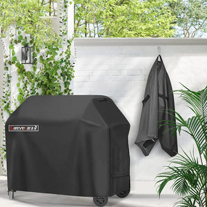 65 Inch Grill Cover, Heavy Duty Waterproof BBQ Grill Cover, Special Fade and UV Resistant Material, Durable and Convenient, Rip Resistant, Fits Grills of Weber Char-Broil Nexgrill and More