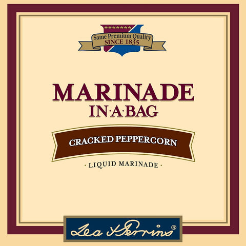 Image of Lea & Perrins Cracked Peppercorn Marinade in a Bag (12 Oz Bags, Pack of 10)