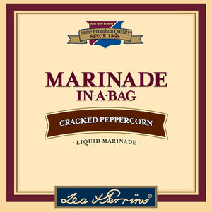 Lea & Perrins Cracked Peppercorn Marinade in a Bag (12 Oz Bags, Pack of 10)