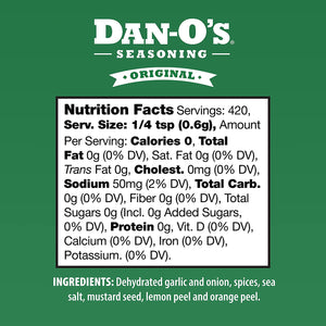 Dan-O’S Seasoning Original | Medium Bottle | 1 Pack (8.9 Oz)