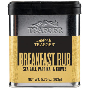 Traeger Grills SPC216 Breakfast Rub with Seat Salt, Paprika, & Chives 5.75 Ounce (Pack of 1)
