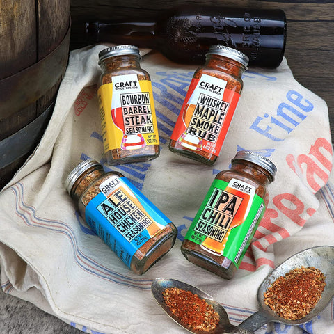 Image of Craft Spice Blends Grilling Seasoning & Rub 4-Pack Gift Set | All Natural | USA Small Business | Grill Gift for Men or Women