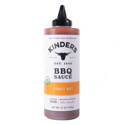 Image of Kinder'S Organic Honey Hot Barbeque Sauce, 27 Ounce