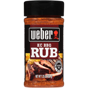 Weber KC BBQ Rub, 7.25 Ounce Shaker (Pack of 6)