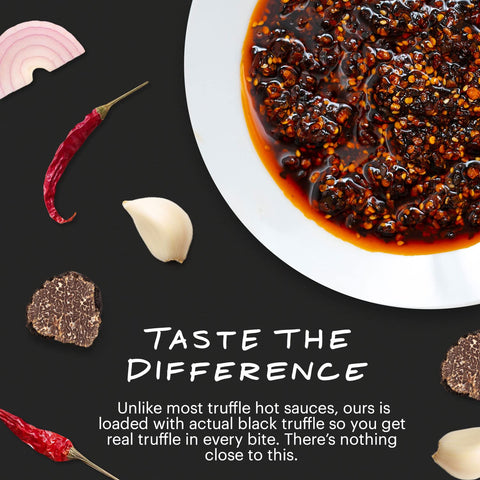 Image of Momofuku Black Truffle Chili Crunch by David Chang, (5.3 Ounces), Chili Oil with Crunchy Garlic and Shallots, Spicy Chili Crisp with Real Truffle for Cooking as Sauce or Topping (Packaging May Vary)