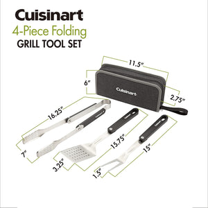CGS-1000 4-Piece Folding Grill Tool Set