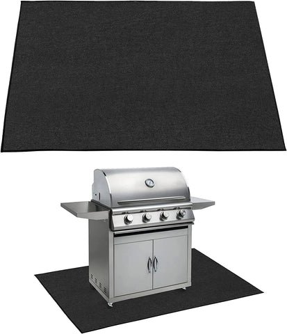 Image of Grill Mats | Large 36 X 50 Inch Grill Mats for Outdoor Grill | BBQ under Grill Mat | Fire Pit Mat | Pellet Stove Hearth Pad | Fire Proof Mat | Fire Pit Grill |