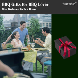 Linuorise Grill Accessory Storage Bag, BBQ Tool Storage Bags, Grill Utensil Storage Bag,Suitable for Grilling Camping, Gifts for BBQ Lover