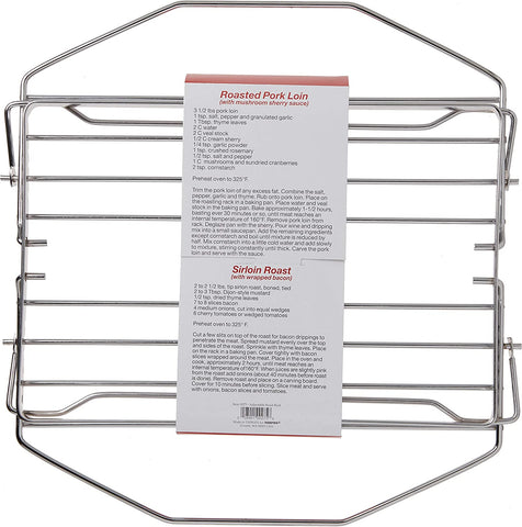 Image of Norpro 275 Adjustable Roast Rack Nickel-Plated, 11 Inches, Silver