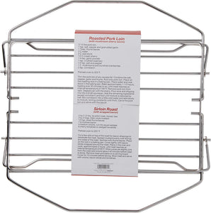 Norpro 275 Adjustable Roast Rack Nickel-Plated, 11 Inches, Silver
