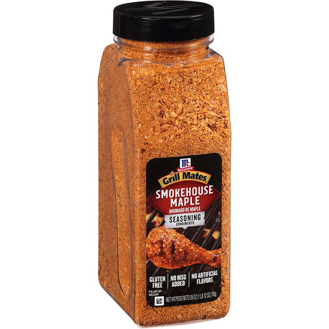 Image of Mccormick Grill Mates Smokehouse Maple Seasoning, 28 Oz - One 28 Ounce Container, Perfect on Pork Chops, Chicken, Burgers and More