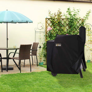 Grill Cover for Traeger 22 & Pro 575 Series Grills, Heavy Duty Waterproof Wood Pellet Grill Cover, Special Zipper Design