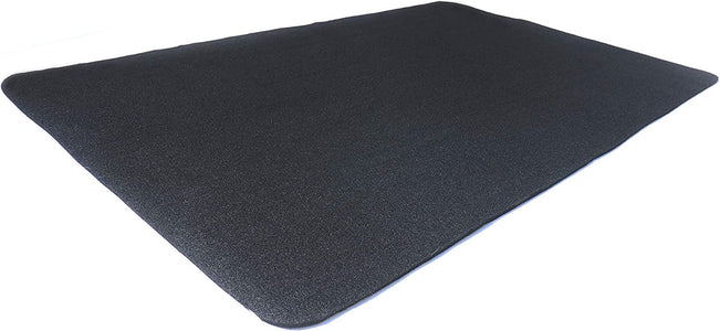 Diversitech Outdoor Gas Grill BBQ Floor Mat 48" X 30" - Absorbant Protection for Decks & Patios, Black