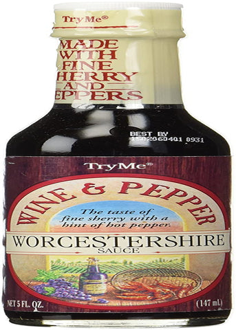 Image of Try Me Wine & Pepper Worcestershire Sauce 5Oz (Pack of 6)