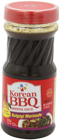 Image of CJ Korean BBQ Sauce, Hot & Spicy (Chicken & Pork), 29.63-Ounce Bottles (Pack of 4)
