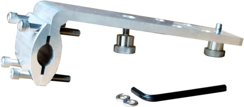 Image of 58182 Grill Rail Mount for RV Boat Camping In/Outboard 7/8" to 1-1/4" round or 1-1/4" Square Horizontal Railings