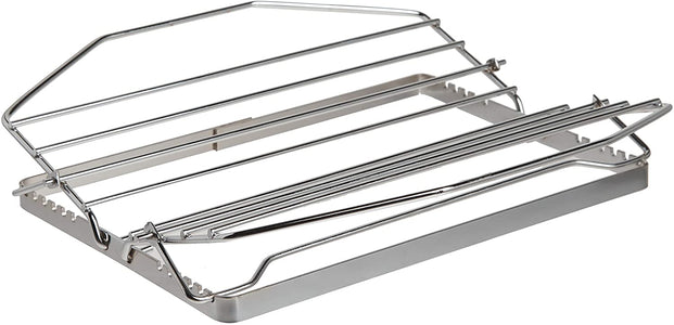 Norpro 275 Adjustable Roast Rack Nickel-Plated, 11 Inches, Silver