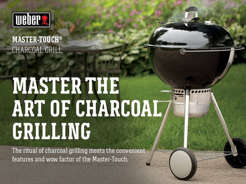 Image of Weber Master-Touch Charcoal Grill, 22-Inch, Black