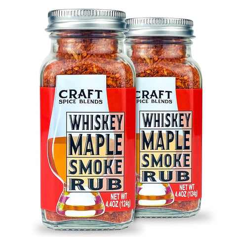 Image of Craft Spice Blends (Whiskey Maple Smoke Rub 2 Pack) | All Natural