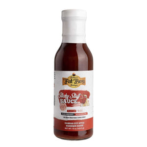Fat Boy Natural BBQ Sauce, Sticky Stuff, 12 Ounce (Pack of 3)