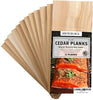 12 Pack Cedar Planks for Grilling Salmon and More - Sourced and Made in the USA