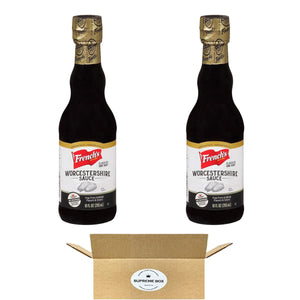 French'S Worcestershire Sauce, 10 Fl Oz (20 Oz in Total) - Pack of 2, with SUPREME BOX Safey Packaging