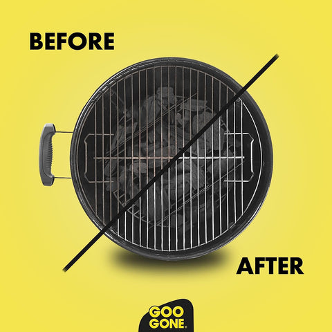 Image of Goo Gone Grill and Grate Cleaner Spray (2 Pack) Cleans and Degreases BBQ Cooking Grates and Racks, Pellet and Electric Smokers- 24 Ounce