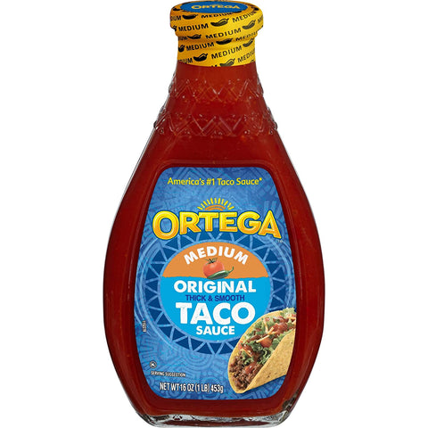 Image of Ortega Taco Sauce, Medium, 16 Oz