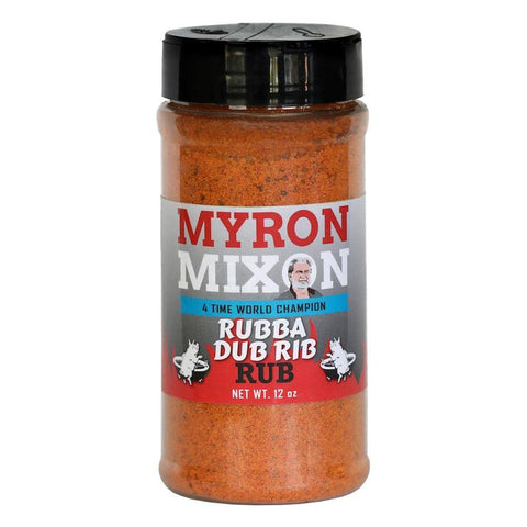 Image of Myron Mixon BBQ Rub | Rubba Dub Rib | Champion Pitmaster Recipe | Gluten-Free BBQ Seasoning, Msg-Free, USA Made | 12 Oz