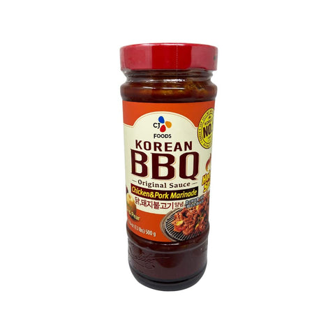 Image of CJ Korean BBQ Chicken & Pork Marinade Sauce (Hot & Spicy) 17.63Oz (4 Pack)