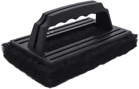 Image of Large Multi-Use Black Grill Scrubber Brush (2-Pack)